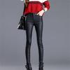 2022 Autumn Winter Slimming High Waist Casual Tights Leggings Thicken Warm PU Leather VelvetTrousers Elastic Pencil Skinny Pants