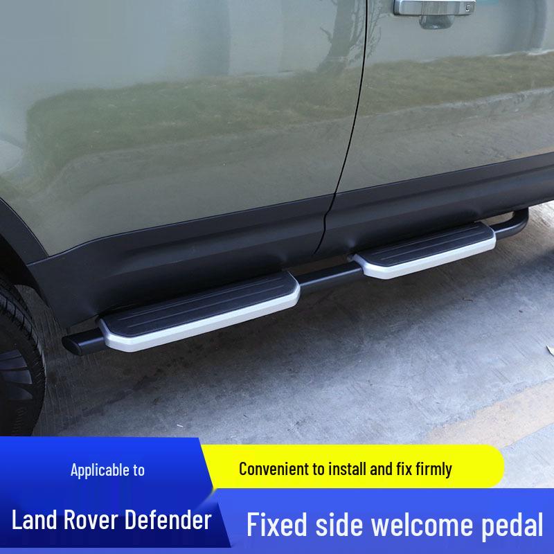 Aluminum Alloy Side Steps for Land Rover Defender 110/90/130