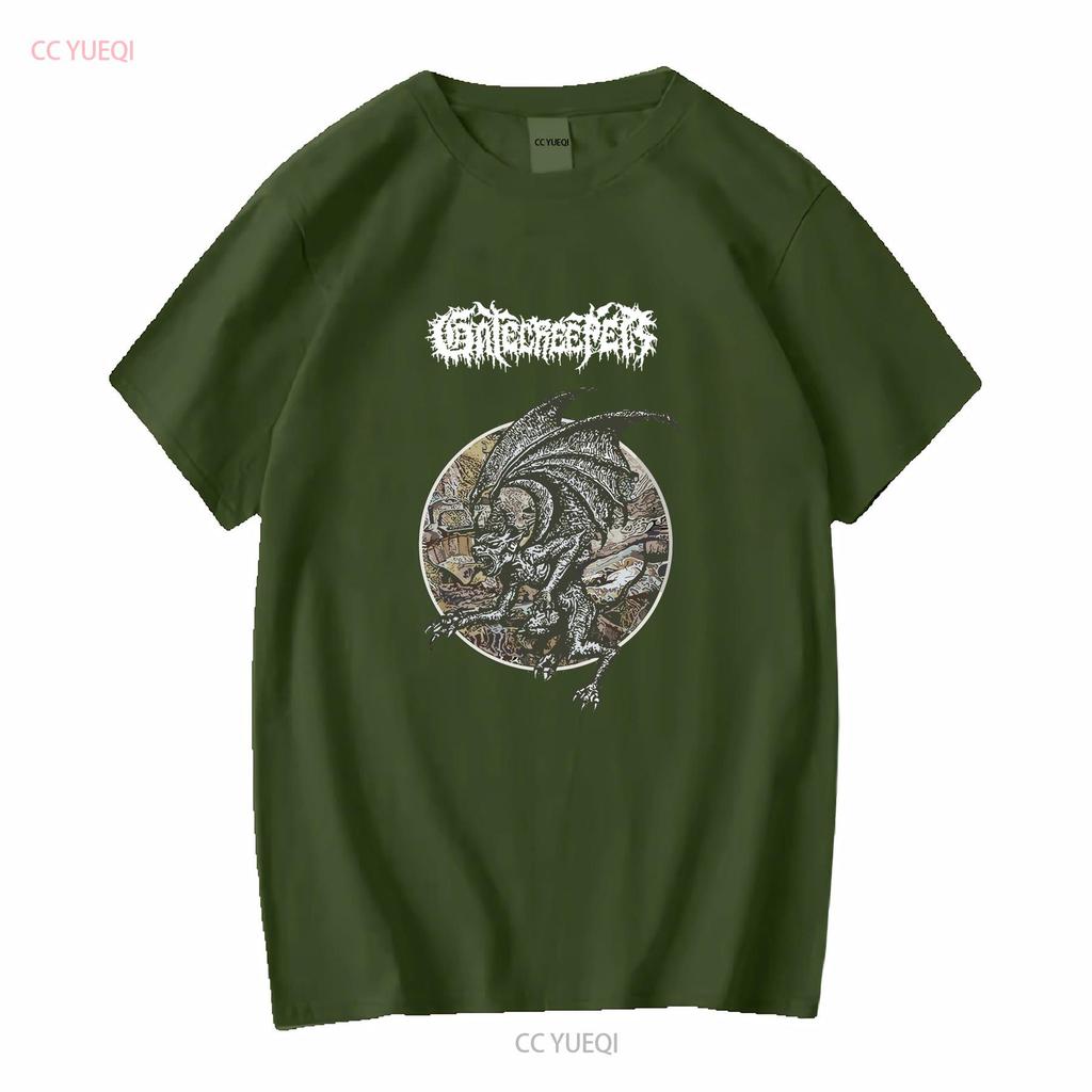 New Gatecreeper American Death Metal Band Deserted Show Left T shirt Size S 2XL long sleeves vintage Washed Versatile Soft
