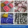 Customized Reflective Aluminum Number Plate for Power Poles with Safety Warning Signs