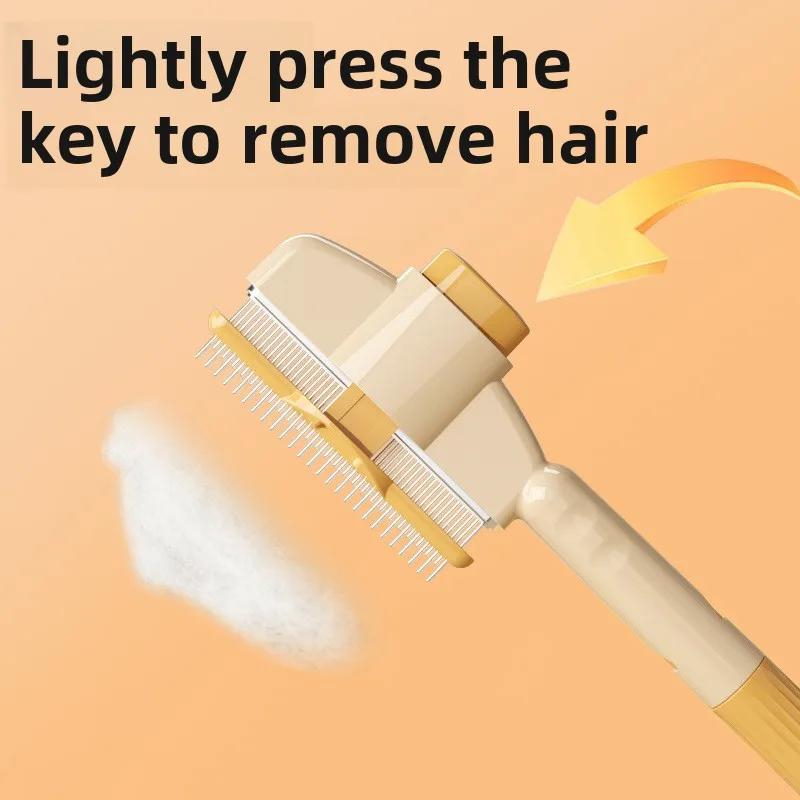 Katzenkamm Knotenentfernung Fliegende Haare Artefakt Langhaar Haustier Selbstreinigende Reihe Hunde Katzen Kämme Pflegezubehör Flohentfernung