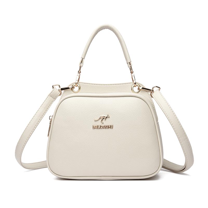 

High quality soft leather women s handbag luxury designer women s bag luxury large capacity shoulder bag Sac A Main (20cm Max Length 30cm)
