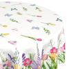 Wildflowers Florals Butterfly Waterproof Tablecloth Easter Wedding Party Dcor Washable Round  Table Cover Picnic Table Decor