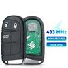 KEYYOU 1PCS Smart Remote Key 433Mhz ID46 Chip Keyless For Jeep Renegade Compass C-CUV Trailhawk SIP22 M3N-40821302 M3N40821302
