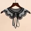 Perfect Match Lapel Fake Collar Shawl For Women Neck Decorative Chocker Necklace Women Detachable False Collar Doll Ladies Half Shirt Collars