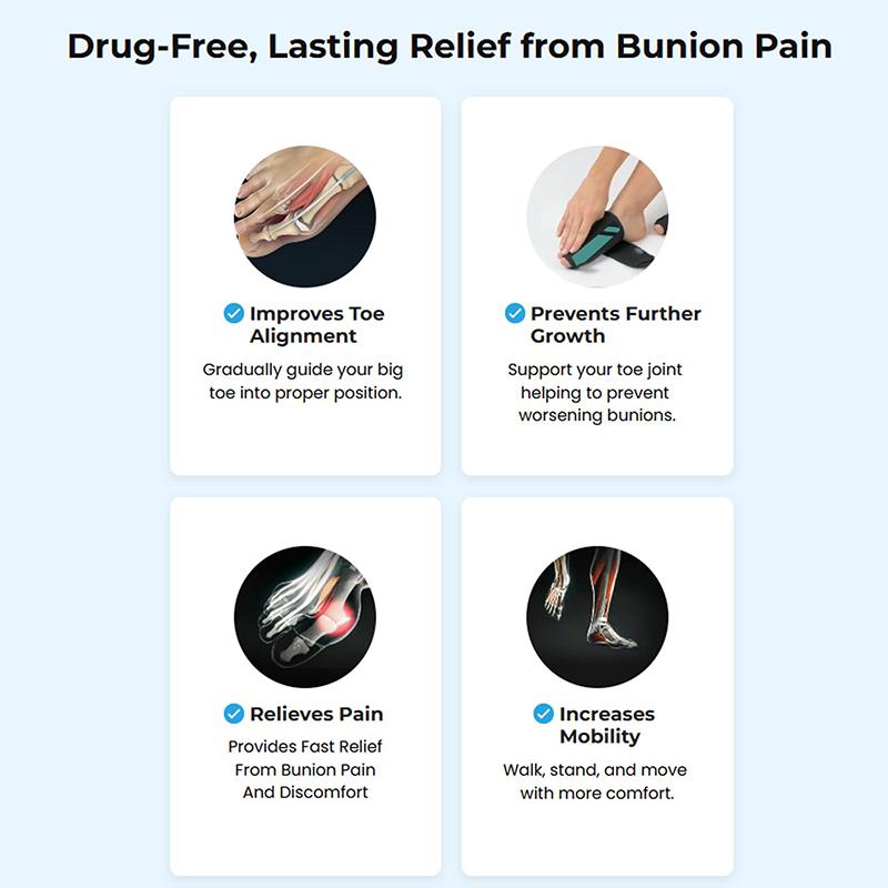 Bunion Brace For Women & Men, Bunion Corrector Big Toe Straightener For Left & Right Foot, Relief  Pain Relief