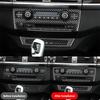 For BMW X5 X6 E70 (2010-2015), Premium Carbon Fiber Car Central Control CD Panel Interior Sticker Personalized Auto Accessories