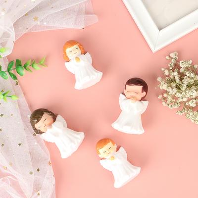 Topper per torta con bandiera ad ala di piuma d'angelo per matrimonio, festa di compleanno, decorazione superiore per torta