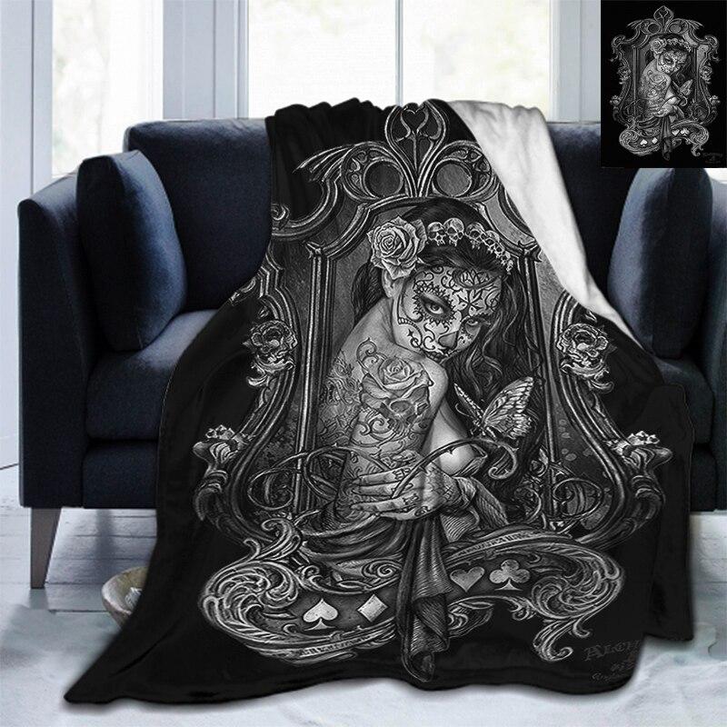 Weiche Überwurfdecke aus Flanell, für alle Jahreszeiten, leicht, für Wohnzimmer/Schlafzimmer, warme Decke