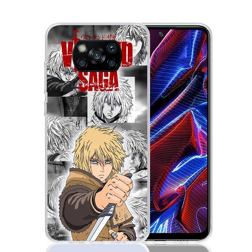 Vinland Saga Phone Case For Xiaomi Poco X7 X6 X5 Pro F7 Ultra Redmi 15C 15 13 13C 12 12C 10 10A 10C 9 9A 9C 9T Cover Poco X7 X6