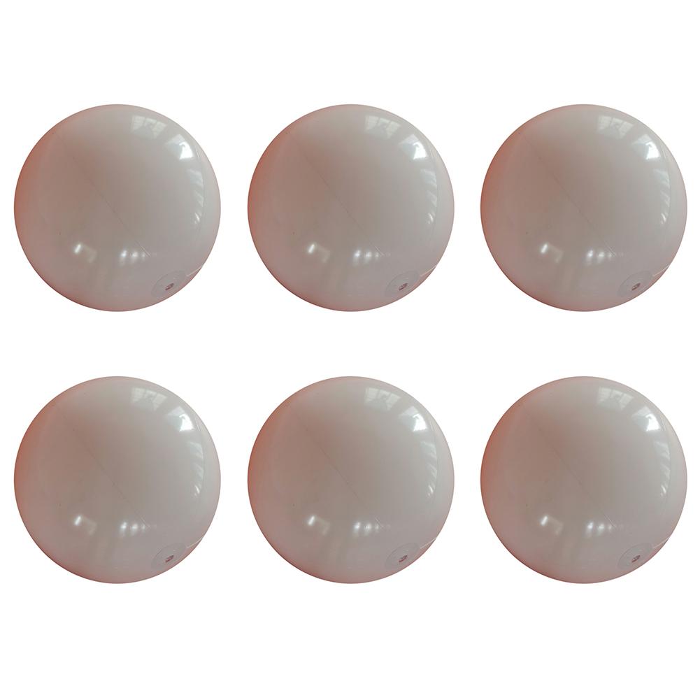 2/4/6PCS Beach Swimming Pool Luminous Ball Pool Underwater Glowing Balls With 16 Colors LED Light For Swimming Pool Accessories