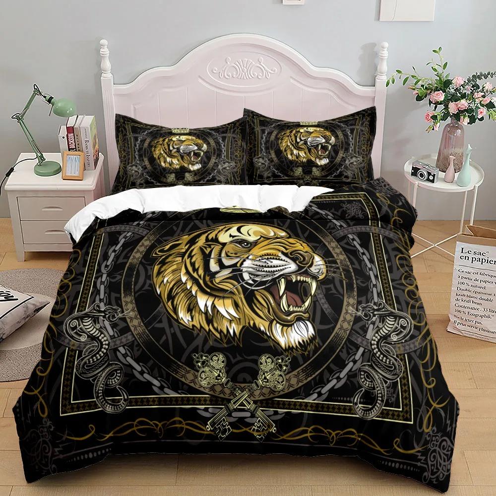 Baroque Pattern Bohemian Bedding Collection For Kids And Adults Duvet Cover Pillowcase Twin Queen Size Bed Home Textile