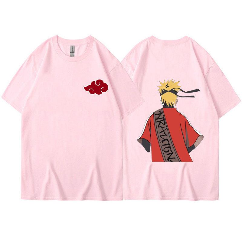 Japanese Anime Naruto T-shirt Men Kawaii Harajuku Manga Graphic Tops Tees Uchiha Itachi Sasuke Printed Summer Tshirts Unisex Casual Streetwear