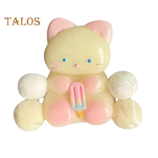 

1/2 шт. игрушка для снятия стресса с тостом в виде животного, кошачий тост, свинья, сенсорная игрушка для детей и взрослых, мягкий TPR-мяч для снятия стресса, успокаивающая игрушка-фиджет C 1pc