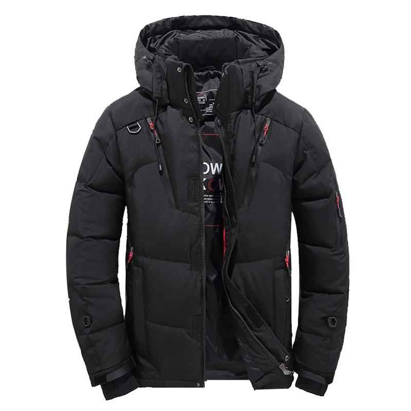 Down Jacket Male Winter Men White