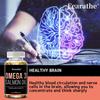 Omega-3 Salmon Oil Capsules, 100 Mg, 120 Capsules, Beneficial for Brain and Blood Pressure Health.