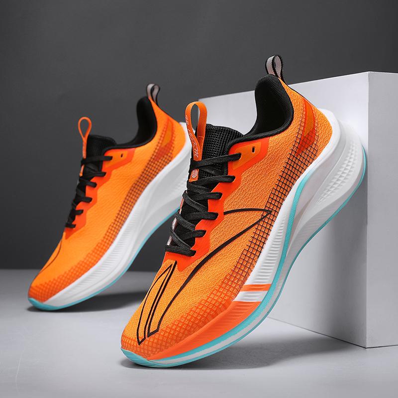 2024 Hot Selling Men's Casual Shoes Outdoor Comfortable Sports Shoes Carbon Plate Technology Running Shoes MD+ Rubber Negative