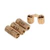 4pcs/pack Copper Cabinet Door Concealed Barrel Hinge for Worktops DIY Project 12mm