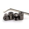 DSYCAR 1Set Anti-theft Sport Tire Valve Dust Caps Dustproof Tire Cap Valve Stem Caps for Cars Bike Moto New Stem Caps1