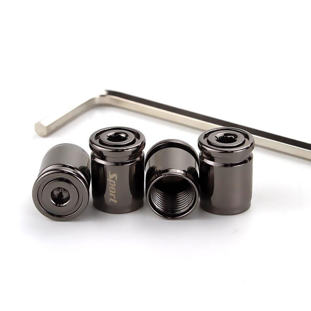 DSYCAR 1Set Anti-theft Sport Tire Valve Dust Caps Dustproof Tire Cap Valve Stem Caps for Cars Bike Moto New Stem Caps1