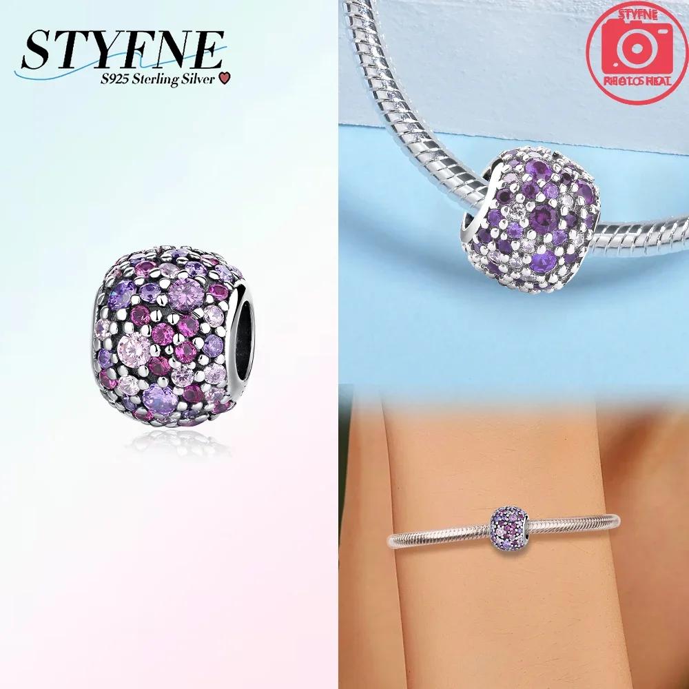 

Original Green Zircon Four-Leaf Clover Star Seven-Pointed Ladybug Charms Beads Fit Bracelet Copper Women Diy Gift Accessory