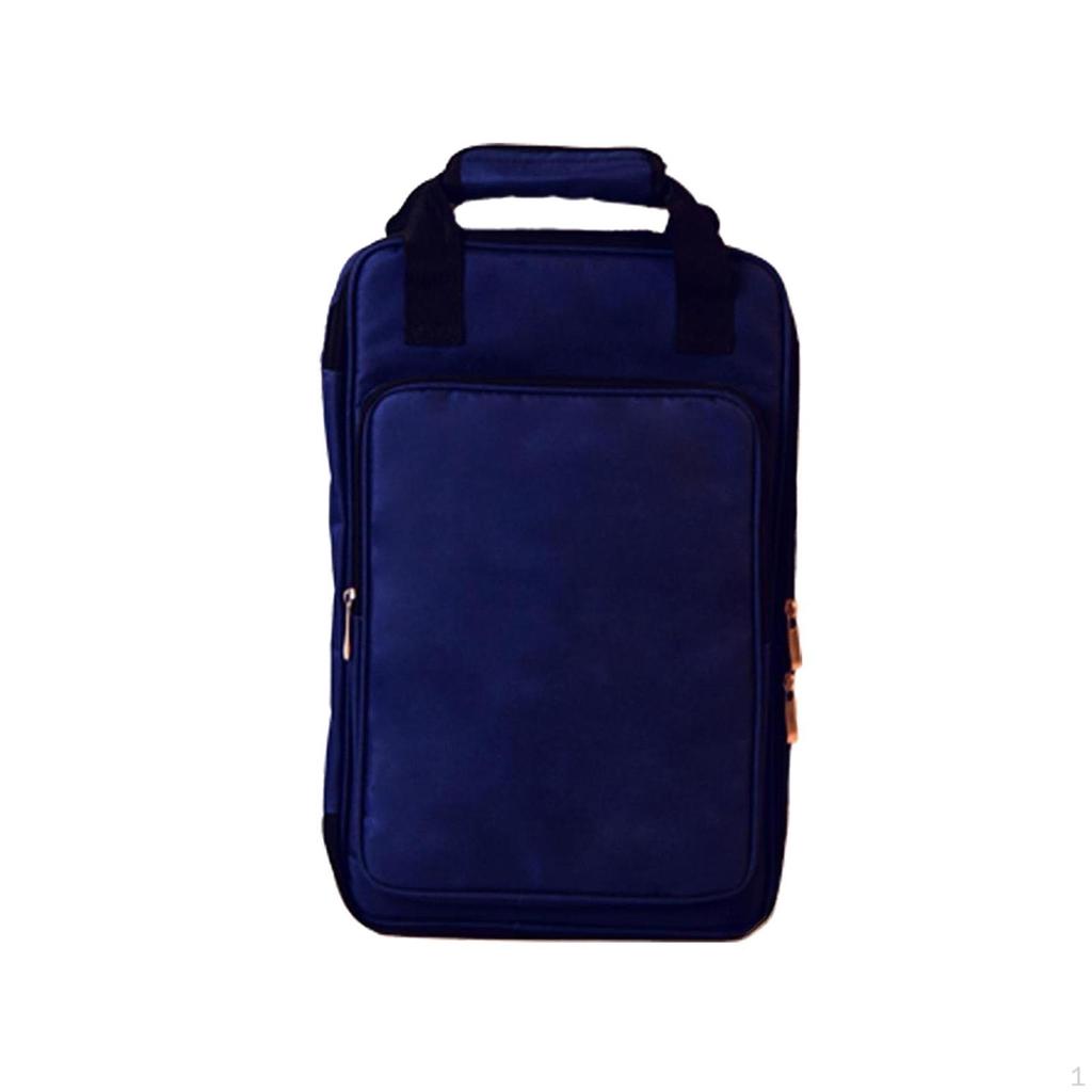 Drum Sticks Bag Drumstick Holder Portable with Handles Large Capacity Oxford Cloth