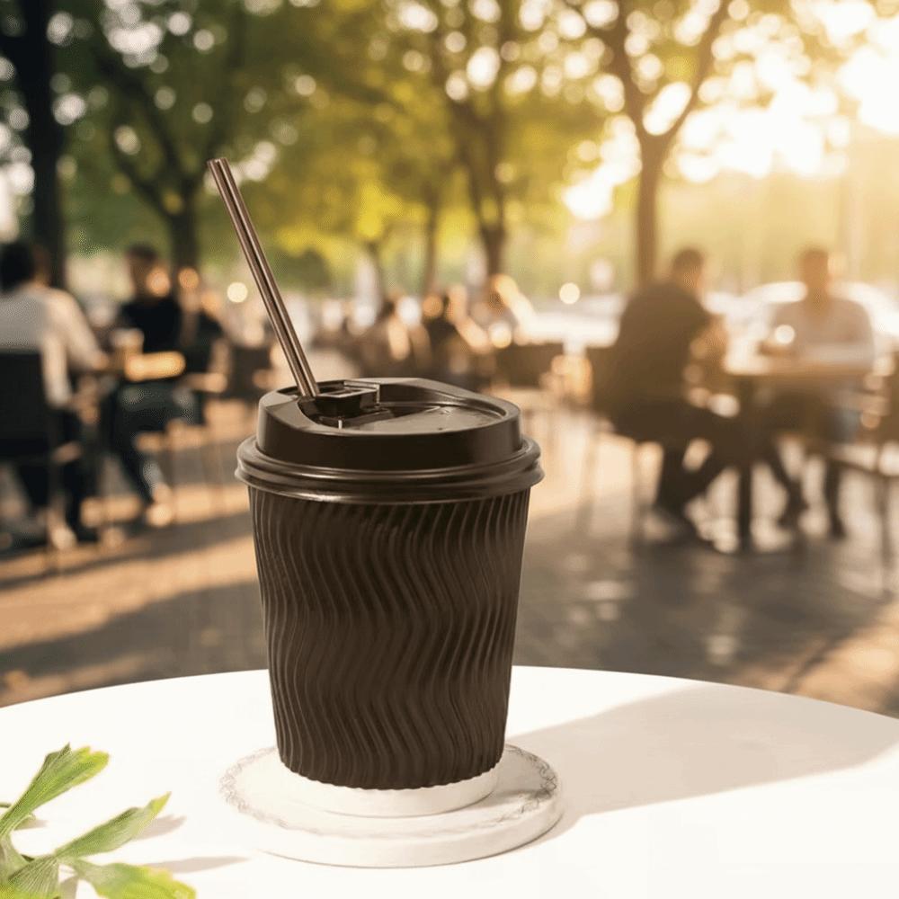 100/200/500 PCS Food Grade Coffee Straw Three Holes Design Double Hole Stir Stick  Party Supplies
