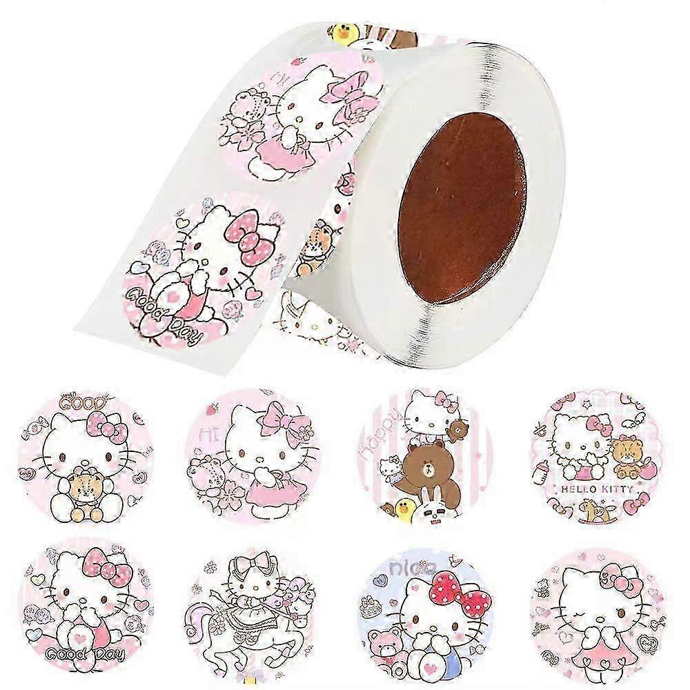 500 Stickers Roll New Melody Decorative Childrens Stickers Self-adhesive Children Reward Praise Toy Stickers