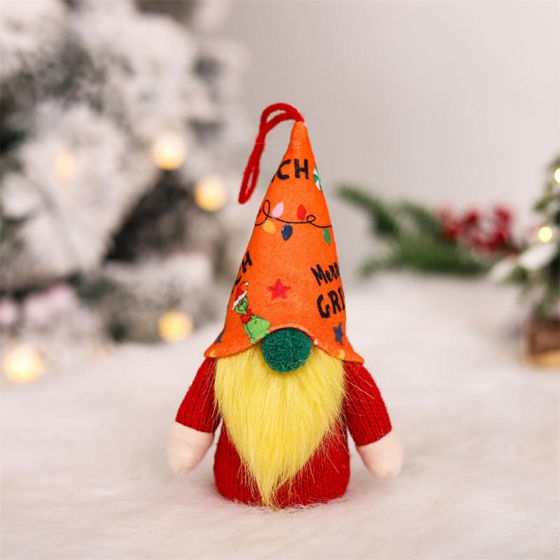 2024 Christmas Doll Elf Knitted Gnome With Led Night Light Christmas Decorations For Home Xmas Navidad New Year 2025 Gift