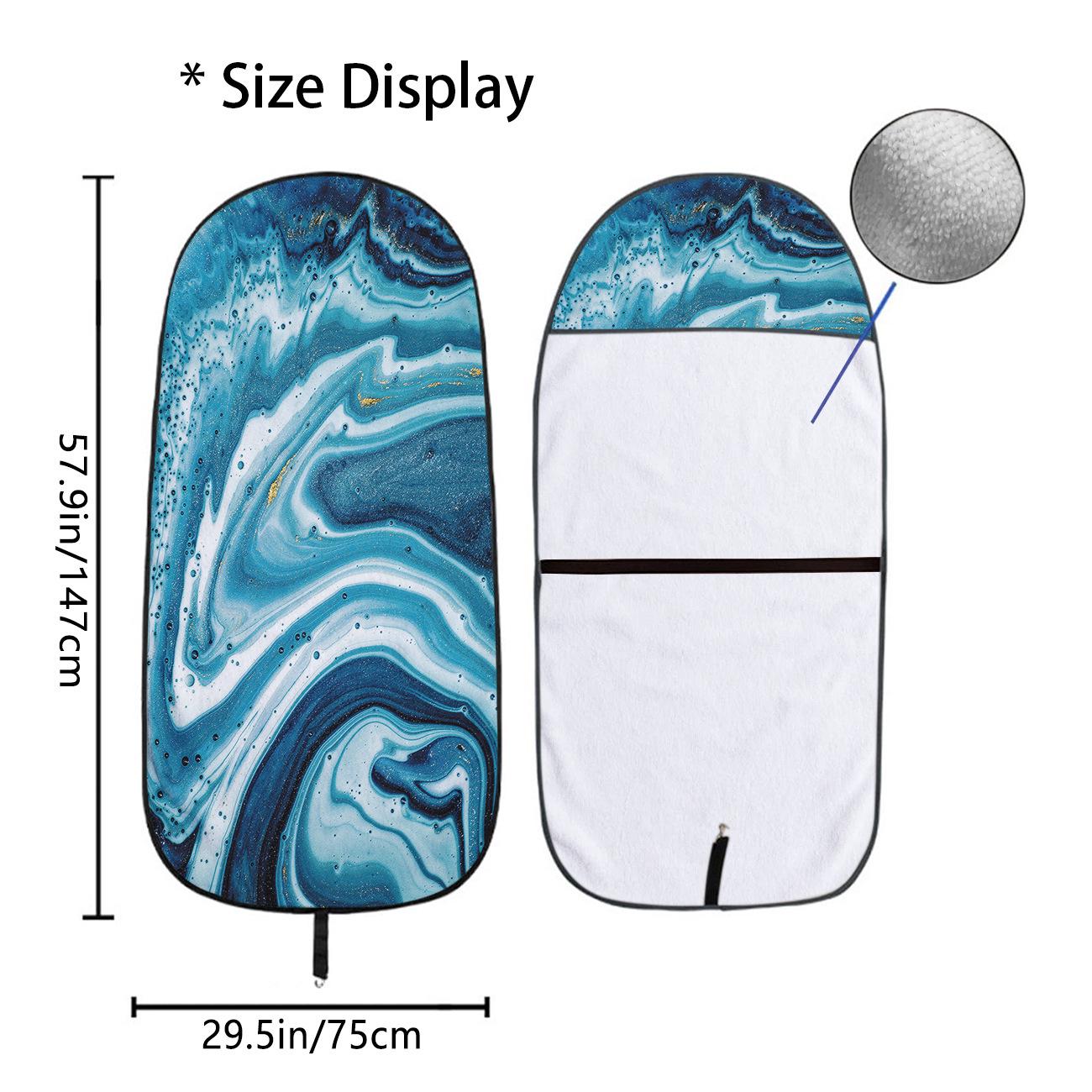 Universal Car Seat Towel Cover for Gym & Exercise - All-Season Front Seat Protector 75x150