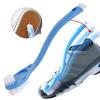 1 Pcs New Double-headed Long-handled Shoe Brush Shoe Polisher Toilet Washing Dishes Shoe Cleaning Brush Household Cleaning Tools