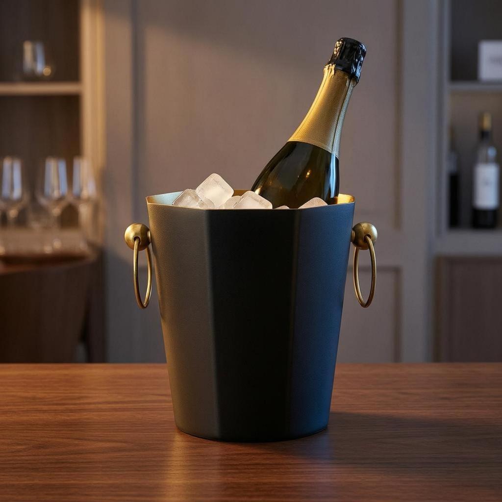 5 L Ice Pail Thickened Stainless Steel Food-Grade