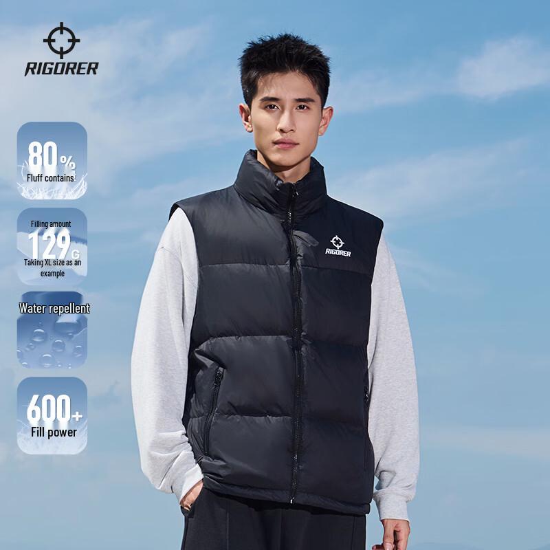 

ZunZhe Unisex Stand Collar Lightweight Down Vest XL