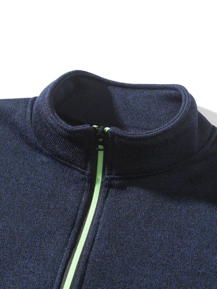 Men's Spring Autumn Casual Fashion Solid Colour Sweater Men's Long-sleeved Sports Hooded Tops Zip Cardigan Sweatshirt Moisture Wicking Breathable Tops