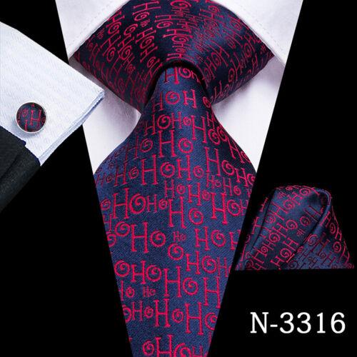 280 Styles Silk Mens Tie Pocket Square Hankerchief Cufflinks Wedding Set Prom