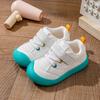 2026 Spring Kids' Breathable White Canvas Shoes - Soft Sole, Non-slip Indoor Sneakers for Boys & Girls