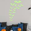 1pcHalloween Luminous Bat Wall Stickers Party Decoration Stickers Window Stickers Bedroom Bar Wall Stickers Holiday Decoration S