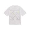 Off-White High-End Multicolor Diamond Street Fashion Light Luxury Versatile T-Shirt Unisex Tops OFFTEGOFF068Q