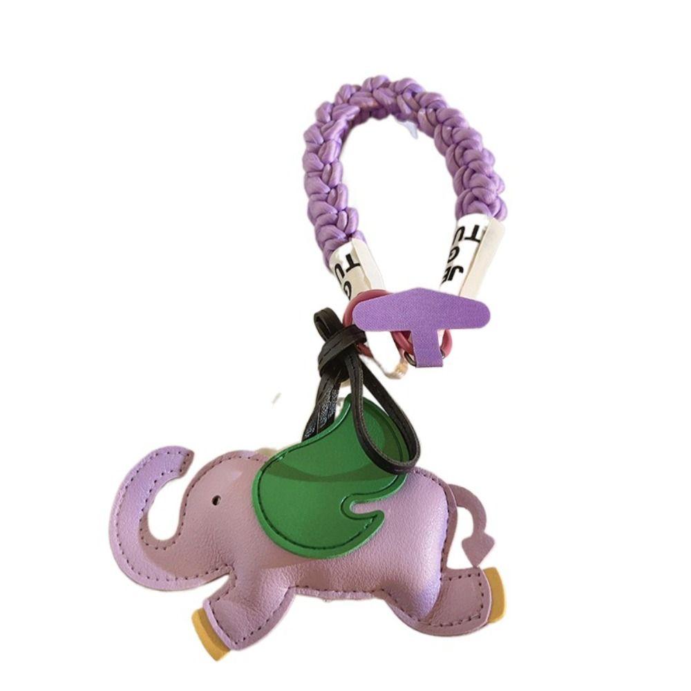 Flying Wings Elephant Keychain Animal Pendant Bag Charm Trendy Key Chain Holder  Car Accessories