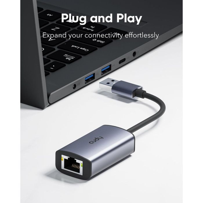 Cudy Adattatore Ethernet USB 3.0 Gigabit UE10A In Alluminio - Compatibile Universale
