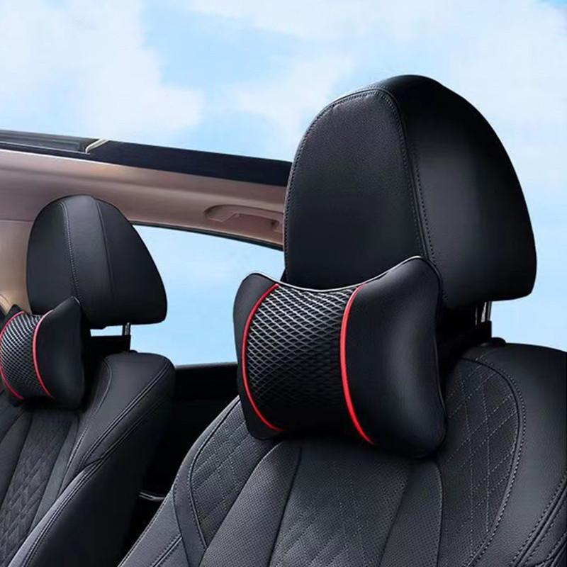 Car Universal Headrest Pillow - Seat Head Support Protector for Auto Travel