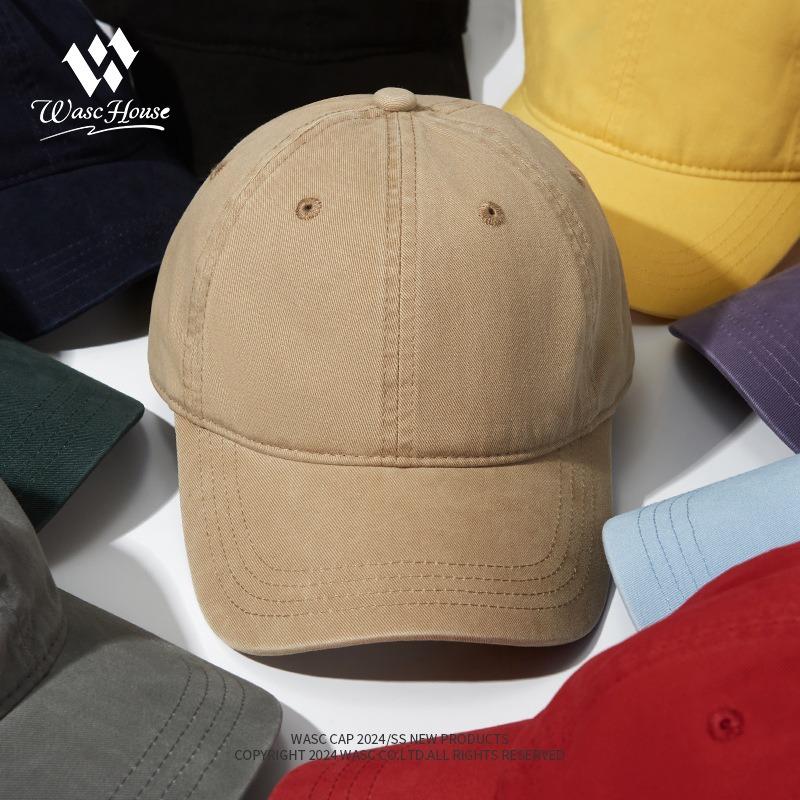 Bare baseball hat printed pure cotton washed cap sunscreen sun hat custom