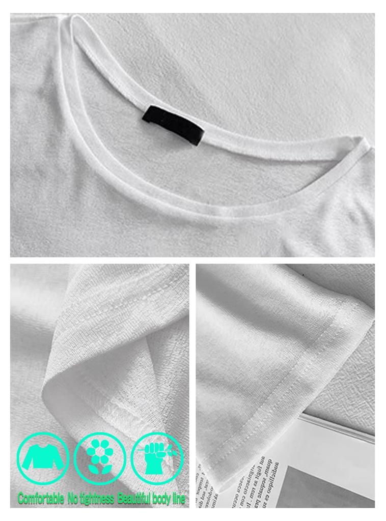 Yuoku Crop Short Loose Long Streetwear Dance Hip Jazz Women's Top, Hoodie, Fit, Thin, Sheer, Sleeves, Pullover, Layering, Midriff-Baring, Costume,