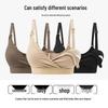 European & American Wire-Free Nursing Bra with Front Buckle and Chest Pads - Maternity Wear