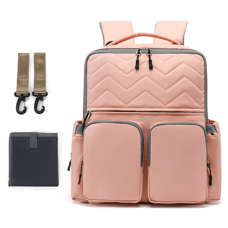 Multifunctional Mummy Backpack Large Capacity Mommy Diaper Bag for Travel Custom Baby Diaper Backpack Bag