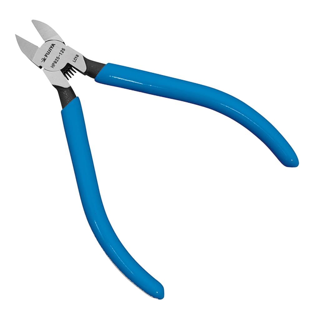 

Fujiya Plastic Ideal for Cutting Gates and Parts on Plastic Models HP925-125 Thin-Blade Nippers, 125mm,