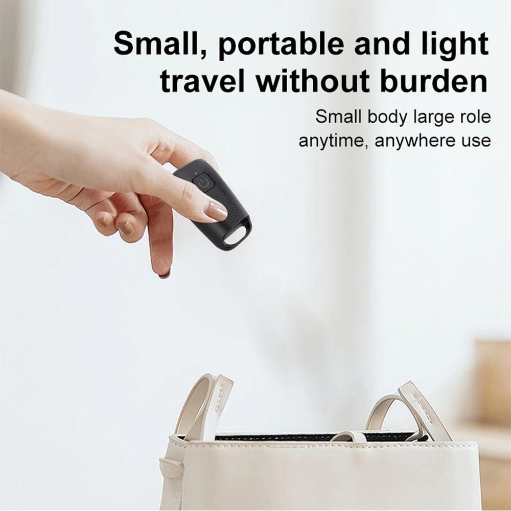 Mini Ultrasonic Dog Trainer Portable Type-C Recharging Ultrasonic Dog Repeller Handheld with Lanyard Animal Stop Bark Device