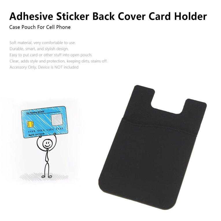 Buy UVA Adhesive Sticker Back Cover Card Holder Case Pouch For Cell