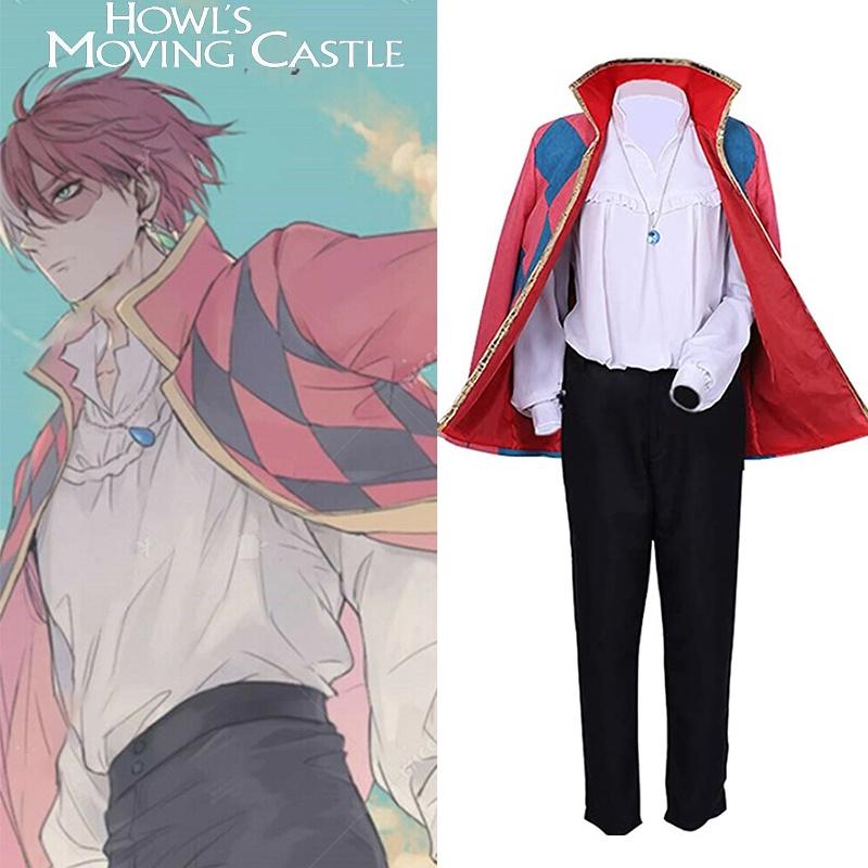 Exquisite Howl's Moving Castle Hauru Cosplay Costume For Halloween