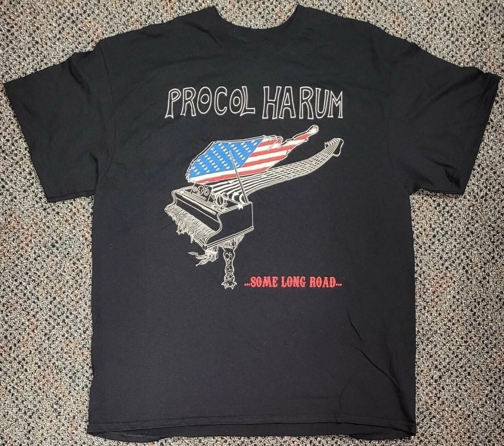 Vtg Procol Harum Band Short Sleeve Cotton Black All Size T Shirt For Men Unisex T-Shirt XL